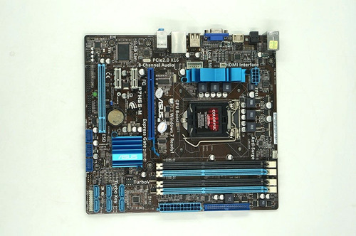 Placa Mãe Socket Lga1156 Asus P7h55-m Sem Espelho - Usada 