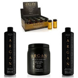 Kit Argan Fidelite Shampoo + Conditioner + Ampolla + Mascara