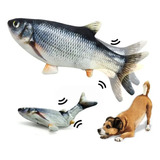 Juguete Para Gato Recargable Interactivo Pescado Con Movimie