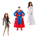 Kit Mulher Maravilha Gala, Superman E  Bárbara Minerva