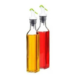 2 Botellas Dispensador De Aceite Vinagre Salsa Cocina 500ml