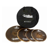 Set De Pratos Bateria Waldman Ottoman Xtra 14 16 20 Bag B20