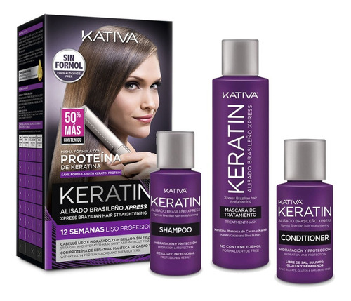 Kativa Keratin Alisado Brasileño · Resultados Profesionales