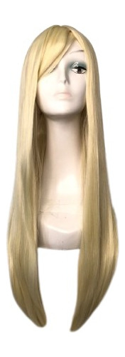 Peruca Lisa Orgânica Longa Idêntica Humano 80cm + Wig Cap