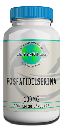 Fosfatidilserina 100mg - 30 Cápsulas Gastrorresistentes