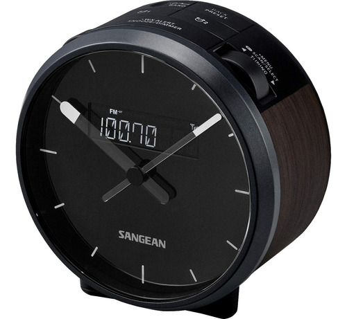 Sangean Rcr-29bk 23 Memoria Preestablecida Radio Reloj Carga