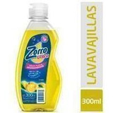 Pack X 6 Unid. Lavavajilla  Limon Orig 300 Ml Zorro Deterg