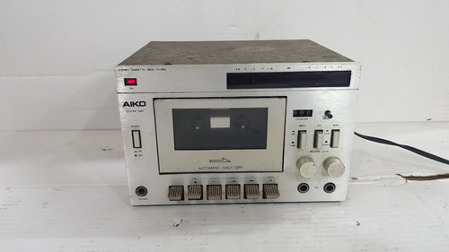 Audio Cassete Tape Aiko Td-3000 Com Defeito