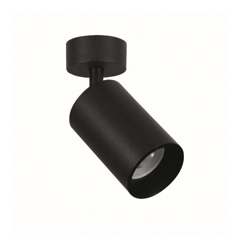 Foco Sobrepuesto Spotlight Cielo O Muro 1*gu-10 Negro/hb Led