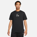 Remera Para Hombre Nike Sportswear Negro