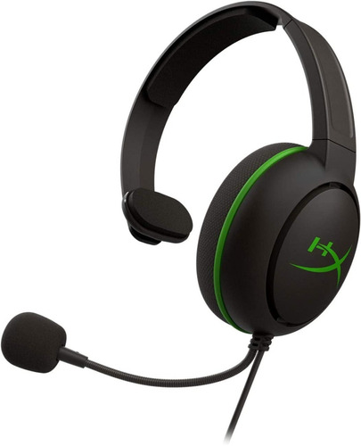 Audífono Gamer Hyperx Cloudx Chat Negro Y Verde - Xbox 