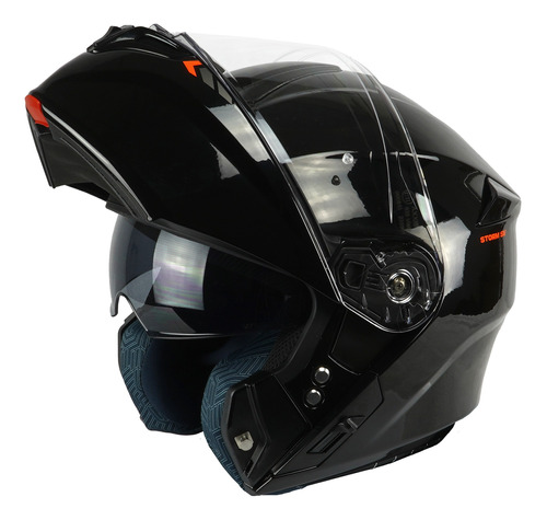 Casco Rebatible Axxis Storm Sv Solid Doble Visor Moto Delta