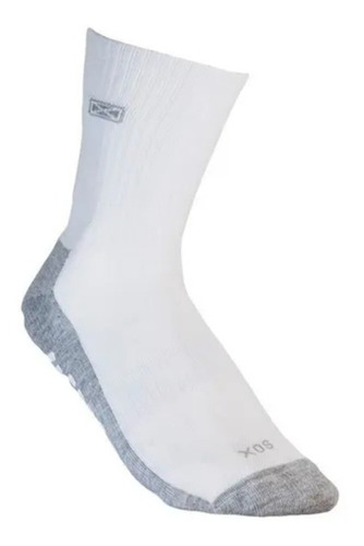 Medias Antideslizantes Sox Futbol Fitness Deportiva Blanco