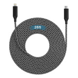 Extra Long iPhone 13 Usb C Charger Cable 26ft/8m, [apple Mfi