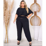 Conjunto Plus Size Alfaiataria Do G Ao G3