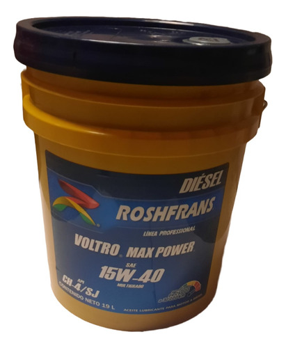 Aceite Diesel Multigrado 15w-40 Roshfrans 19 Litros Vmp