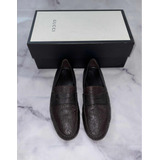 Mocasines Zapatos Gucci Originales Hombre Cafes