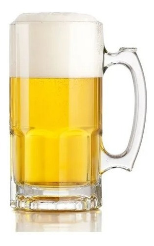 12 Tarros Cerveceros Vaso Cerveza Clásico 375ml Bar Vidrio