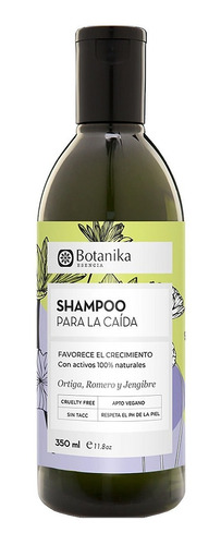Shampoo Caída Del Pelo Botanika X 350 Ml Vegano