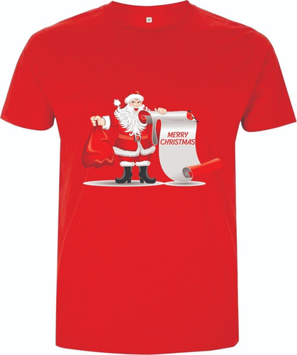Camisetas Navideñas Navidad Papa Noel Y Muñeco Nieve Ii