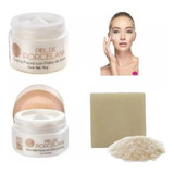 Crema Facial Polvo De Arroz + Mascarilla + Jabón Matificante