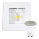 5x Spot Embutir Recuado Orientável + Led Mr11 3w St490