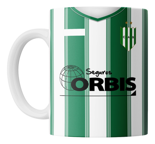 Taza Cerámica Futbol Banfield Camiseta