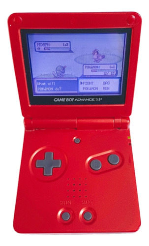 Game Boy Advance Sp Flame Red