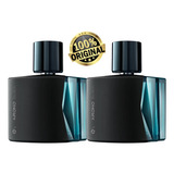 Perfume X2 Kromo Black 90 Ml Ésika + Envío Gratis 