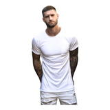 Remera De Hombre Entallada/elastizada - Modelo Pocket Blanco