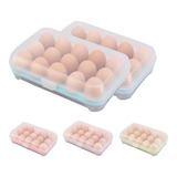 Pack 2 Organizador De Huevos Caja Para 30 Unidades Huevera