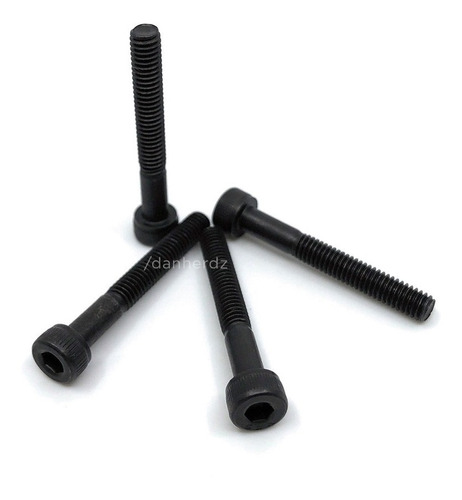 Tornillos M4-10mm Para Montar Pantallas Samsung Juego 4 Pzs Color Negro