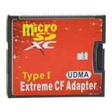 Adaptador Compact Flash Micro Sd Extreme Nuevo 