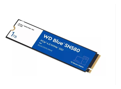 Estado Sólido Ssd Interno Wd Blue Sn580 Nvme De 1tb