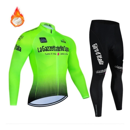 Conjunto Ciclismo Termico  Invierno Polar  Manga Larga