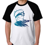 Blusa Camisa Camiseta Anime Naruto Uzumaki N3 Raglan Unissex