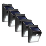 Paquete De 5 Piezas De Lampara Solar Con Sensor De Movimient Tenue Ilios Innova Solarled5