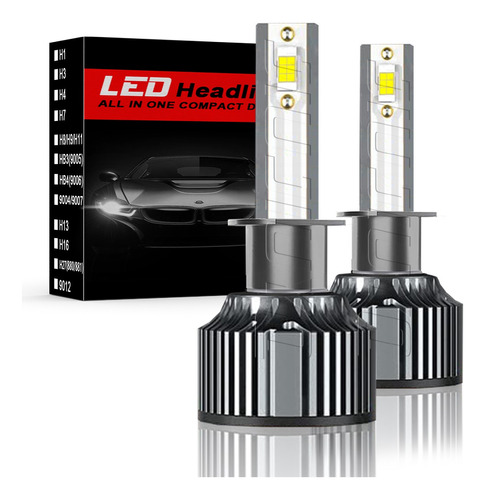 Kit De Foco Led H1 De Luz Alta/baja Para Renault Vw Hyundai