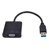 Cabo Adaptador Conversor Usb Para Vga Monitor Usb 3.0 2.0