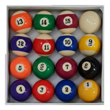 Bolas De Pool 2 1/4 (57mm) Juego Completo