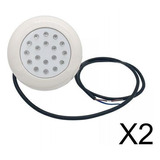 L 2 Uds Rgb Led Piscina Luz Multicolor Lámpara De Noche