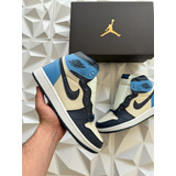 Jordan 1 Retro High Obsidian Azul Talla 27.5