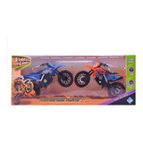 Motocross A Todo Terreno X2 18 Cm Velocidad Sin Limite Full