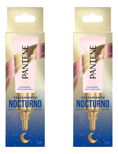 Pack Ampolla Capilar Pantene Nocturno Colágeno 15 Ml