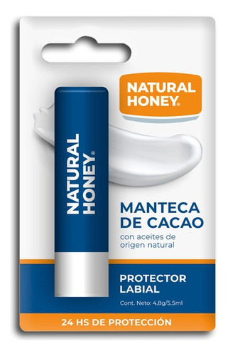 Protector Labial Con Manteca De Cacao Natural Honey 