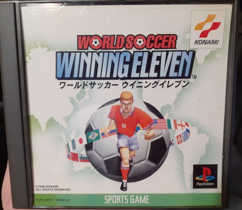 World Soccer Winning Eleven Original Cd Playstation 1 Psone