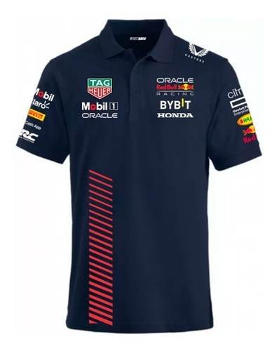 Polera Pique Redbull Racing Team Temporada 2023 F-1