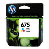 Cartucho Hp 675 Tricolor