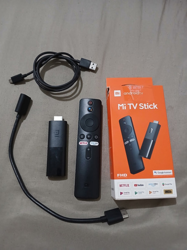 Mi Tv Stick Com Controle Por Voz E Android Tv Fhd 