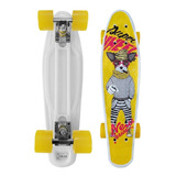 Skate Penny Board Patineta Yellow Dog Niños